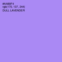 #AA89F4 - Dull Lavender Color Image